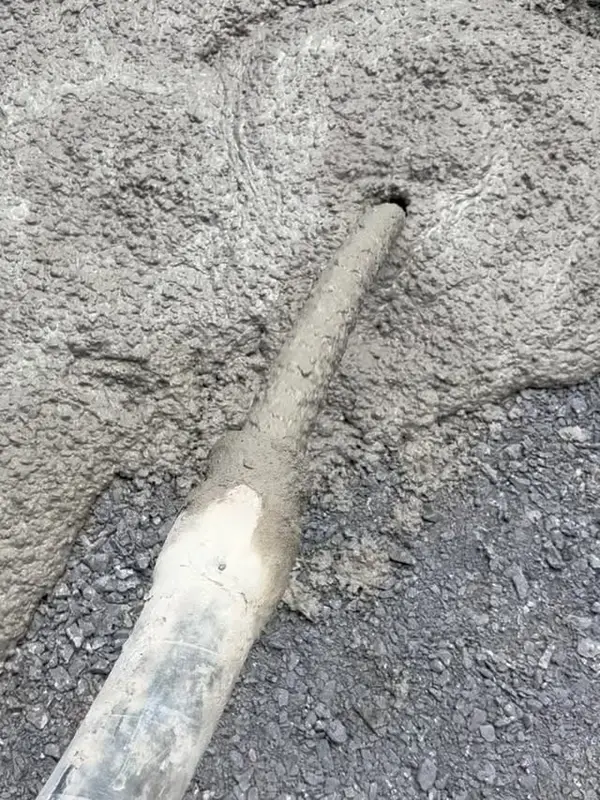 Dougherty Concrete patio concrete pumping