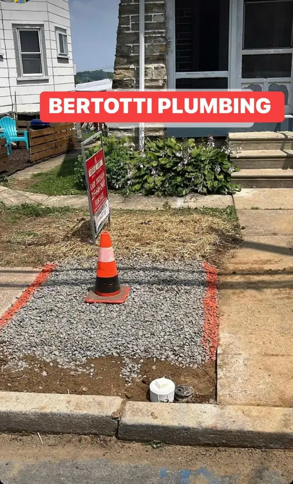 Bertotti Plumbing sewer-line jobsite image
