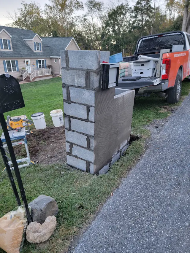 Mailboxes and Planters context for Rock-it Masonry LLC