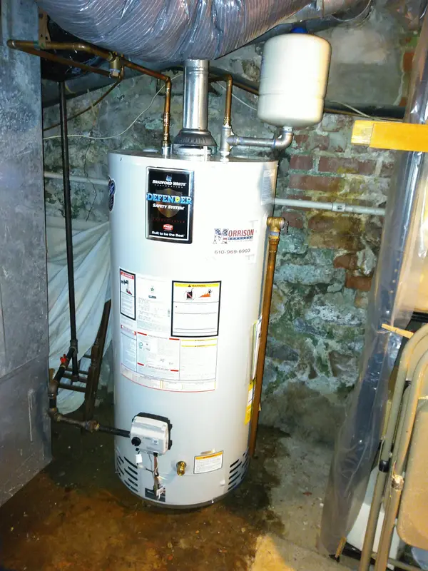 Residential water heater and venting